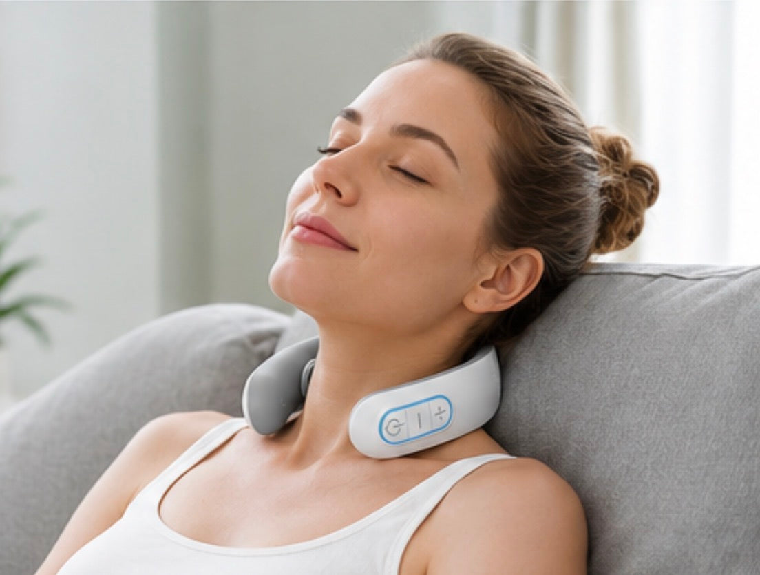 Masseur Cervical Électrique FlowRelief — Soulagement Instantané
